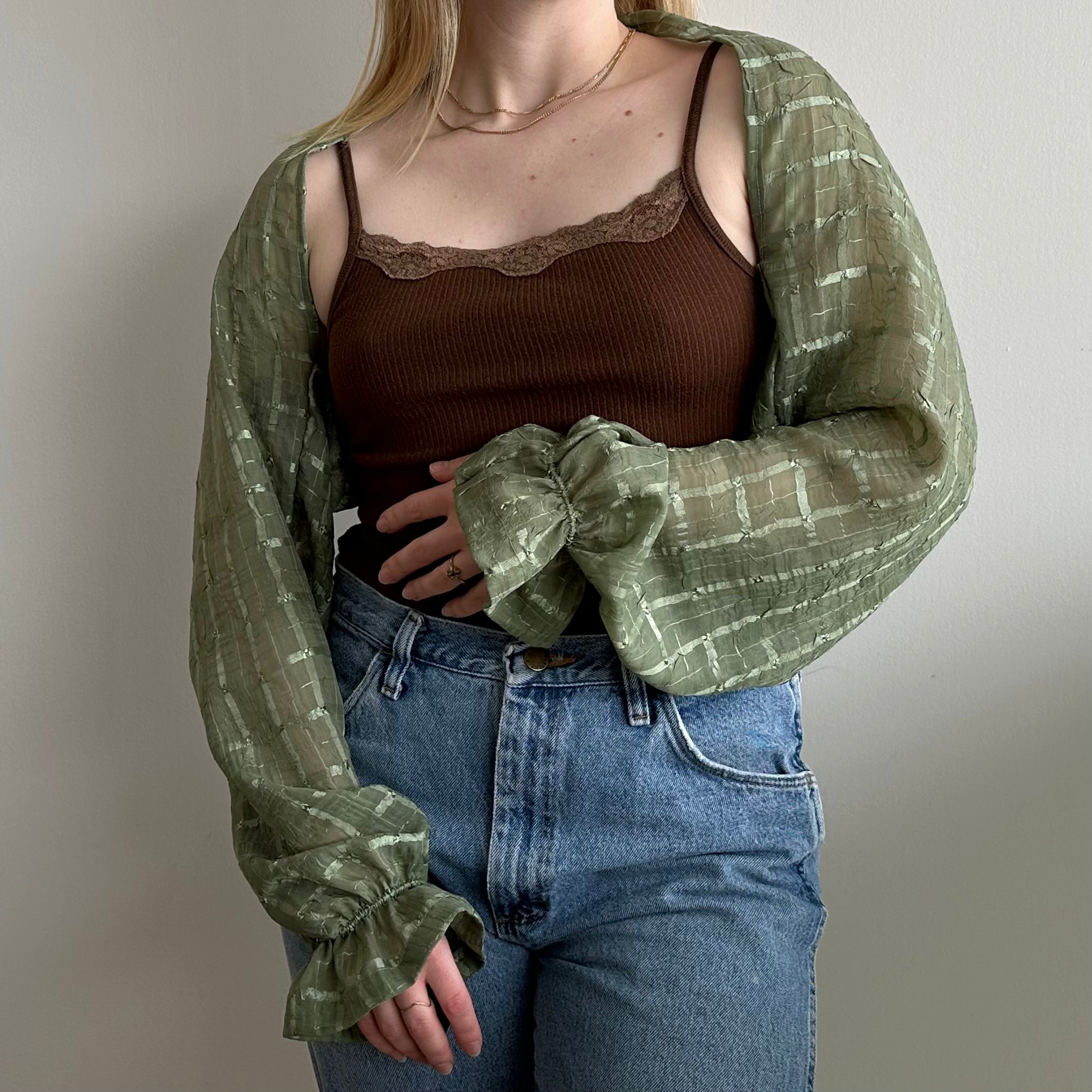 Sage Green Shrug