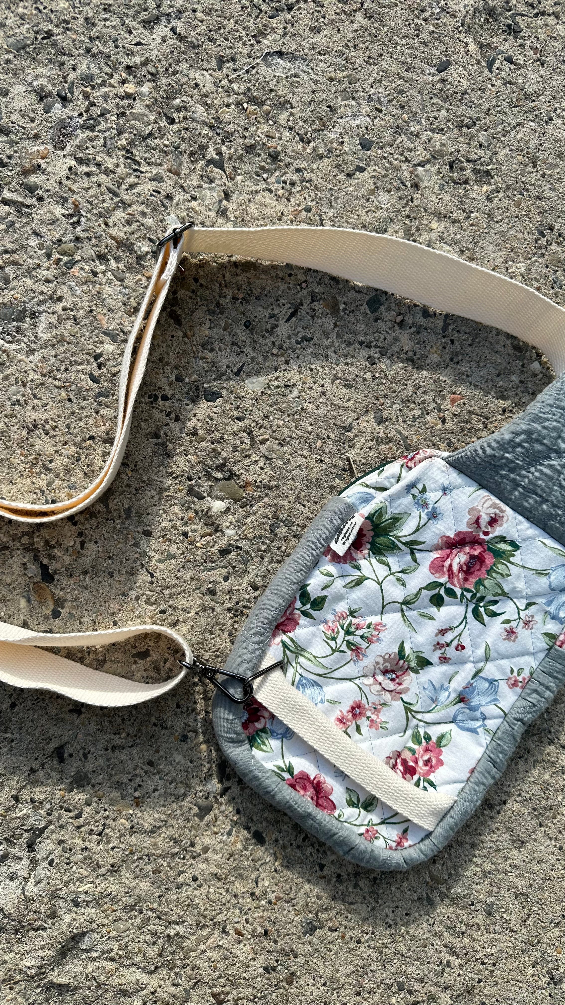 Handmade Quilted Sling Bag