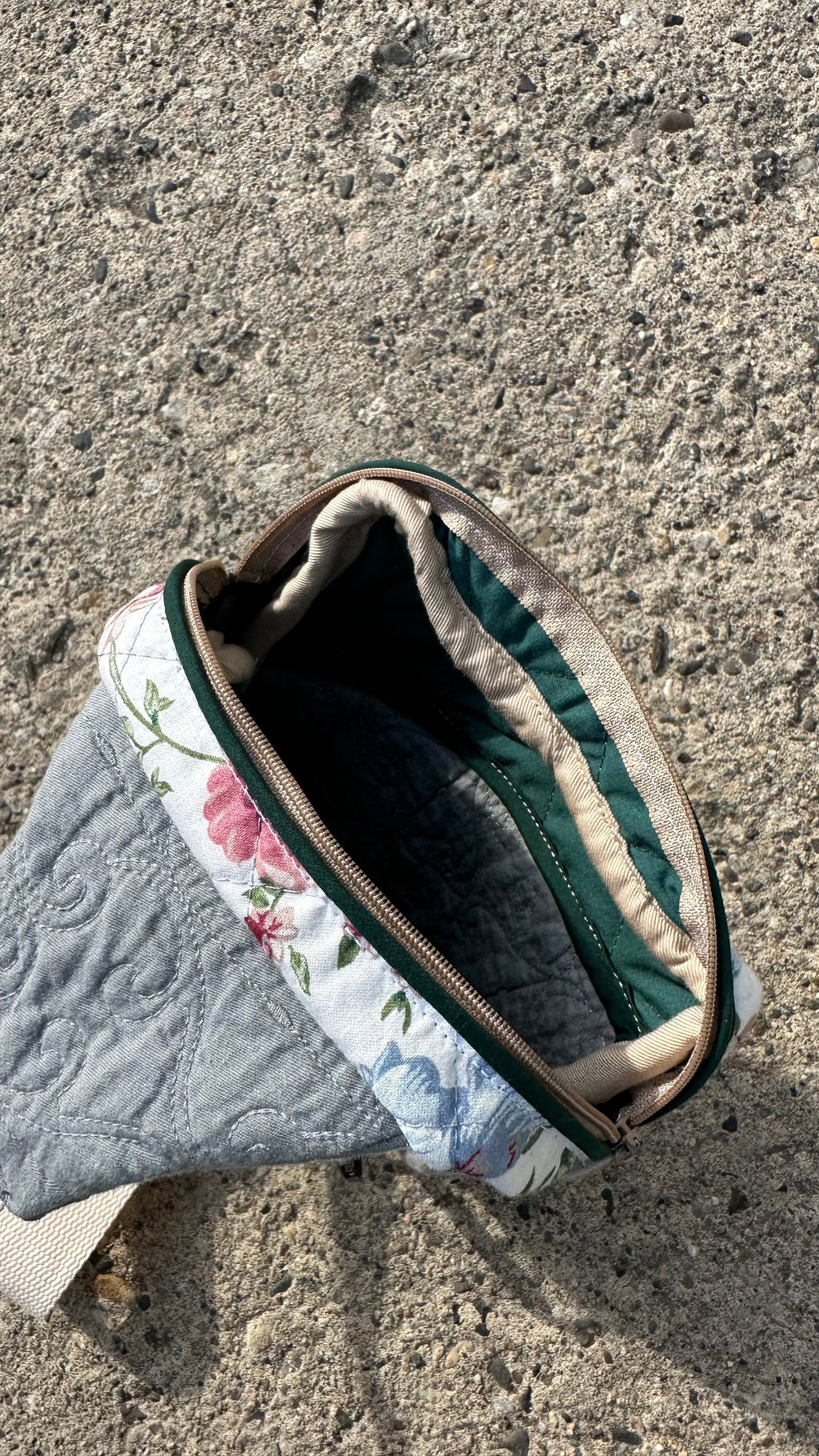 Handmade Quilted Sling Bag