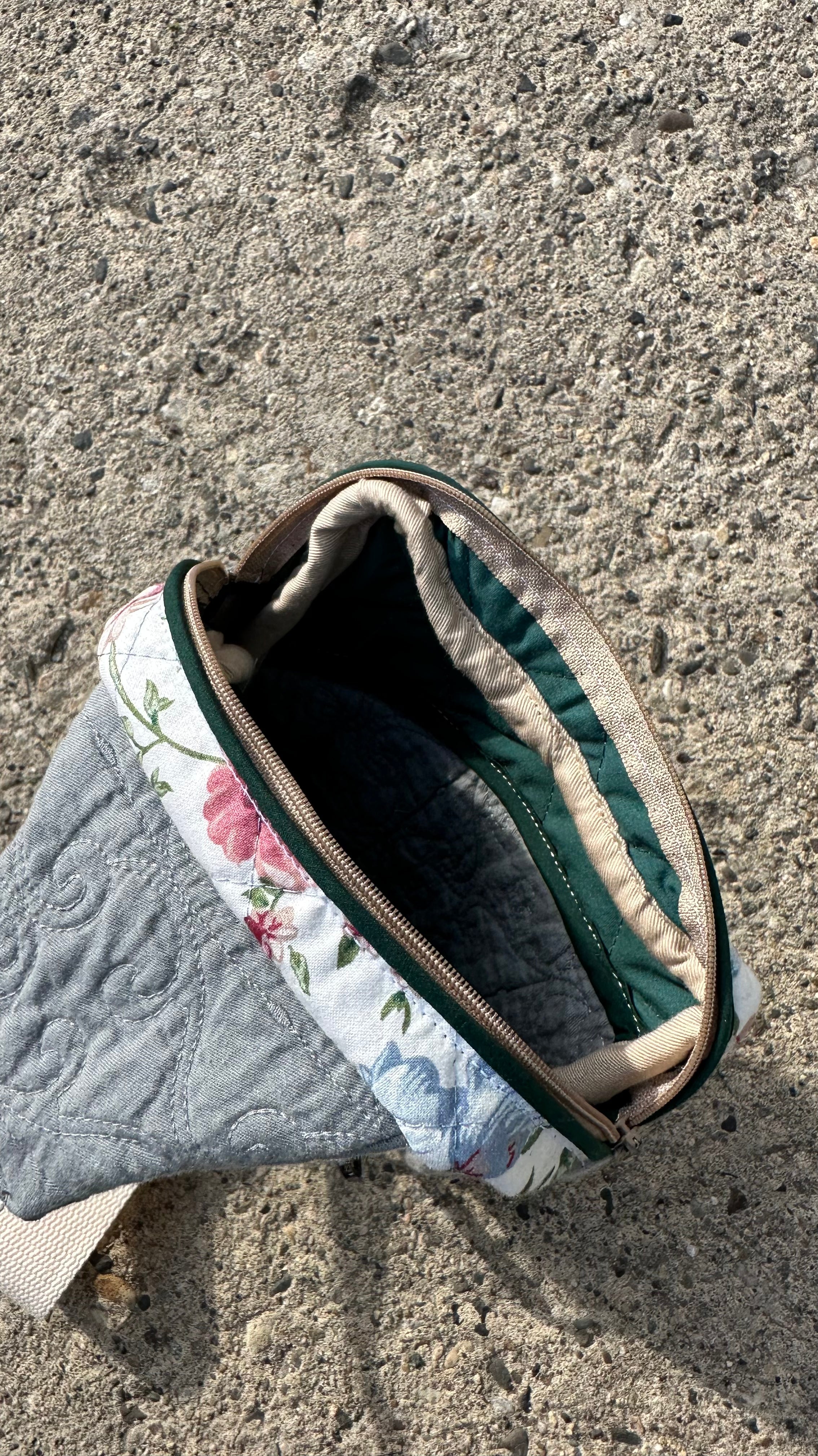 Handmade Quilted Sling Bag